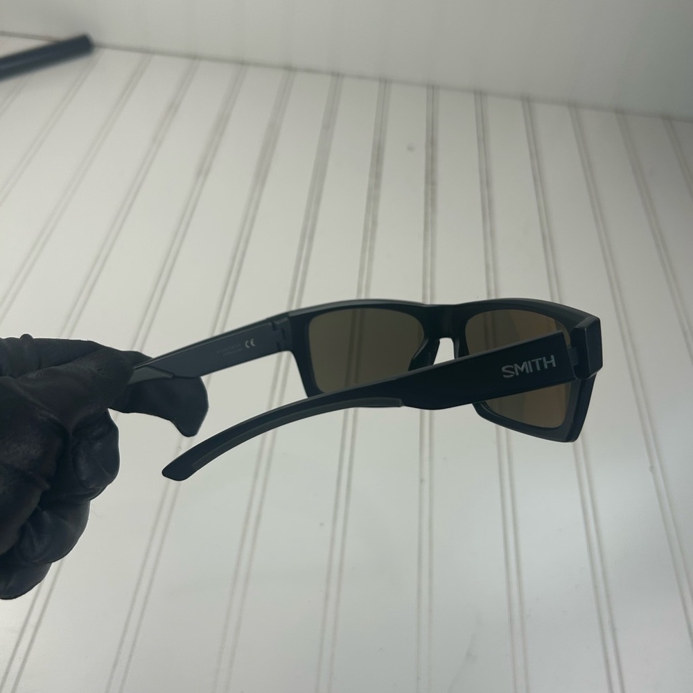 Smith Rectangular Black Frame Men’s Sunglasses - image 4